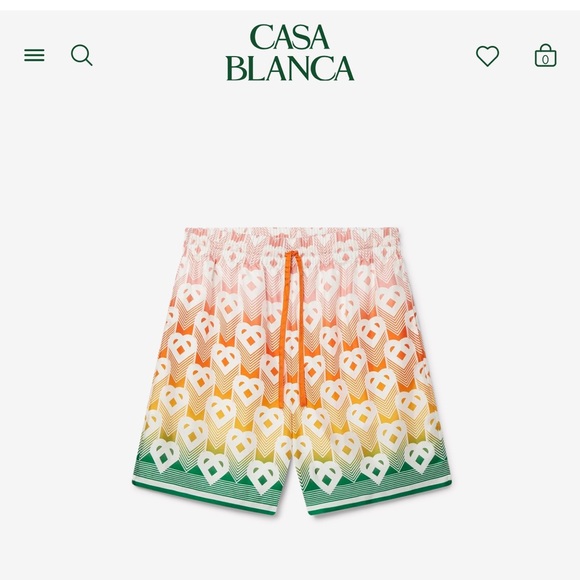 Casablanca Multicolor Athletic Shorts